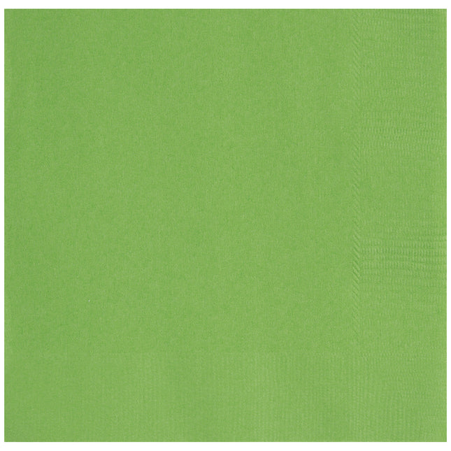 Limettengrüne Servietten 33cm 50Stück