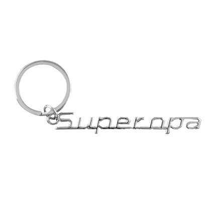 Silberner Schlüsselanhänger Super Opa