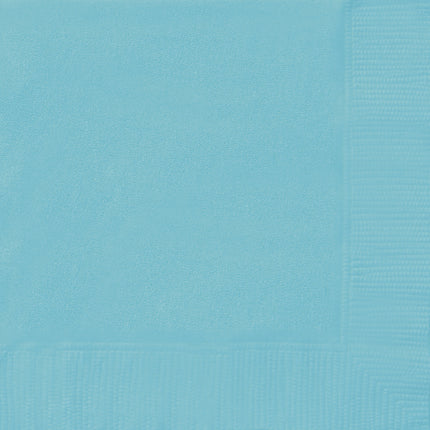 Hellblaue Servietten 50 Stk.