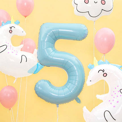 Helium Ballon Einhorn Leer 75cm