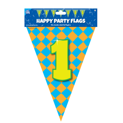 Flagline 1 Jahr Farbig 10m