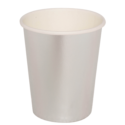Silberne Becher 240ml 6Stück