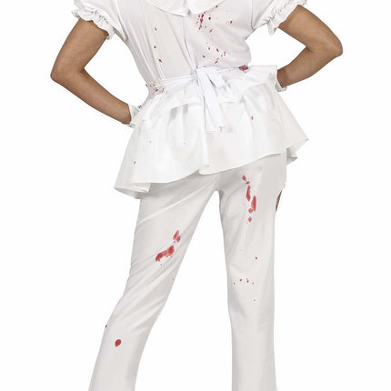 Clown Halloween Kostüm Damen blutig