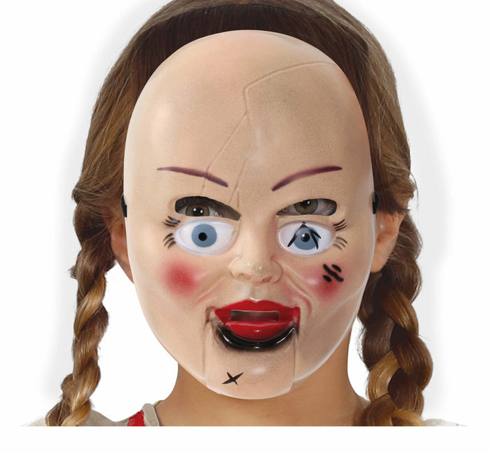 Halloween Maske Annabelle Kind