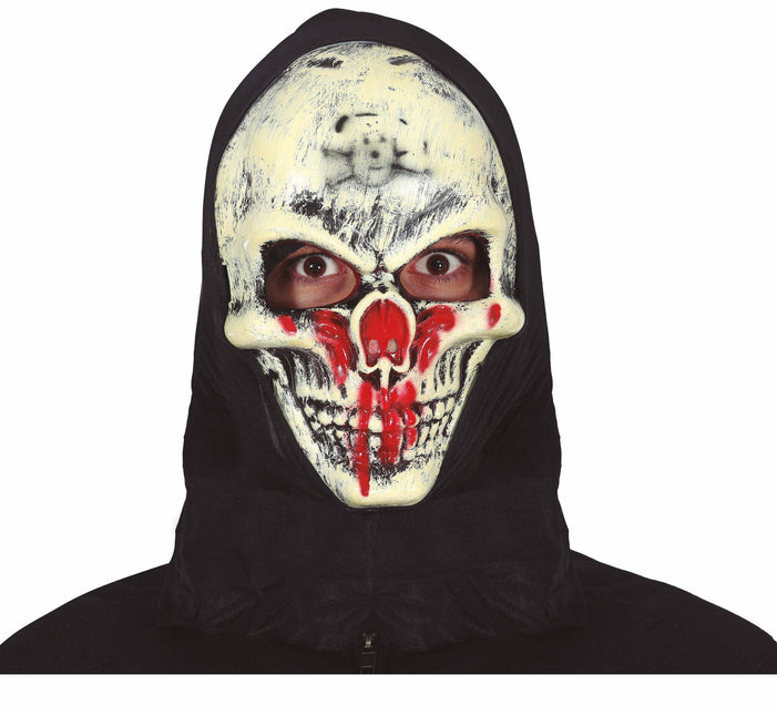 Halloween Maske Totenkopf Blut