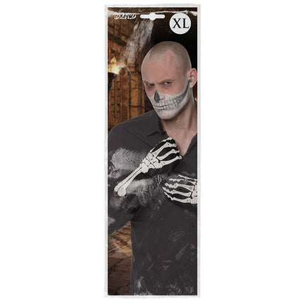 Halloween Handschuhe Skelett