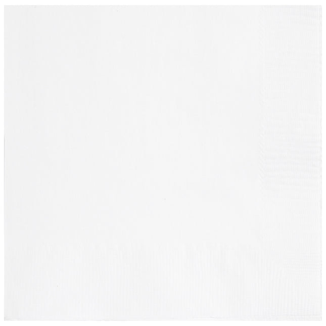Weiße Servietten 2 Lagen 25cm 20Stk