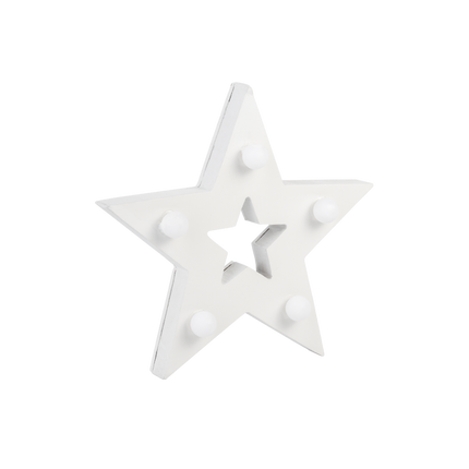 Weißer Lichtstern