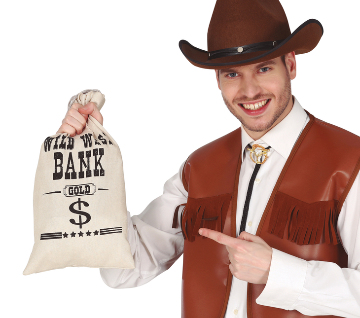 Cowboy Tasche Geld 42cm