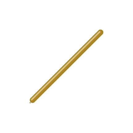 Goldene Modellierballons 5cm 150cm 50Stück