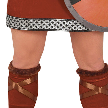 Wikinger Kostüm Braun Herren Nordisch