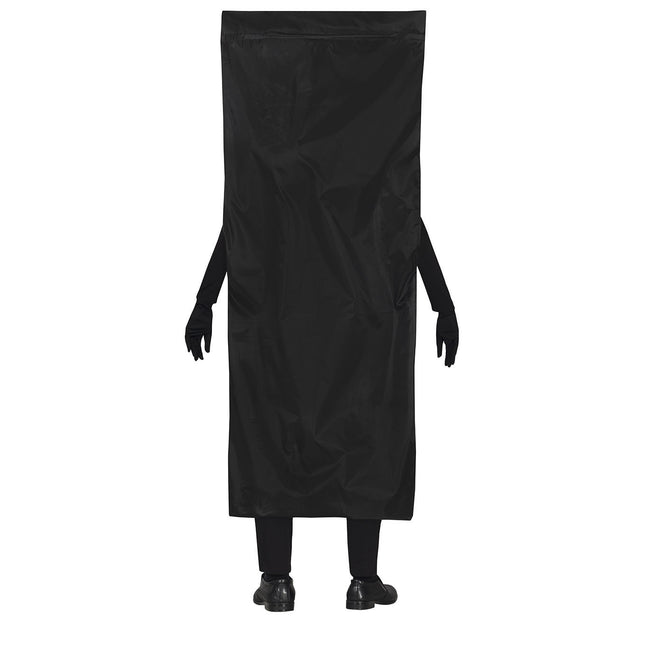 Leichensack Halloween Kostüm schwarz L