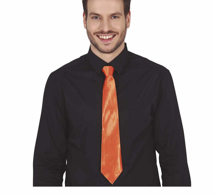 Orange Krawatte 40cm