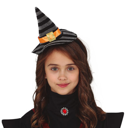 Halloween Tiara Hexenhut Kind