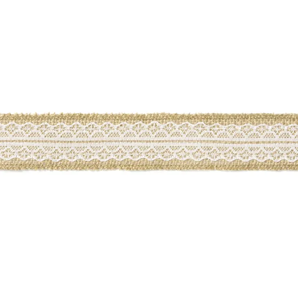 Spitzenband Jute 5m
