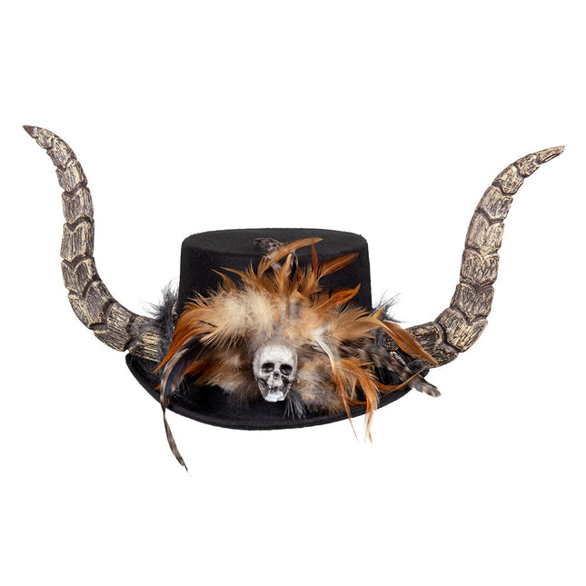 Halloween Hut Vodoo Hörner