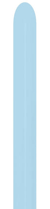 Modellierballons Nozzle Up Pastell Matte Blau 5cm 152cm 50Stk.