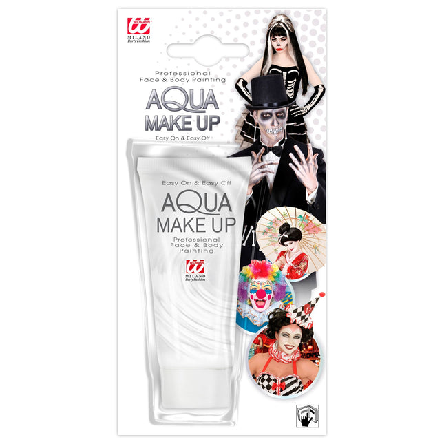 Aqua Make-Up Tube 30Ml, Weiß