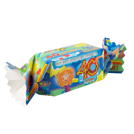 Geschenkbox 40 Jahre Frau 26cm