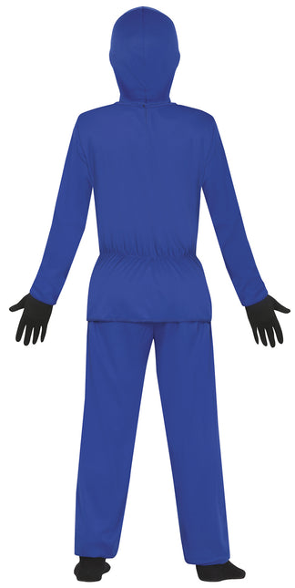 Ninja Kostüm Blauer Junge