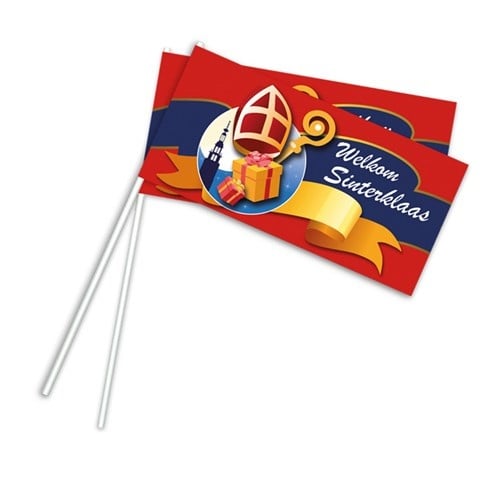 Sinterklaas winkende Fahne 50Stück