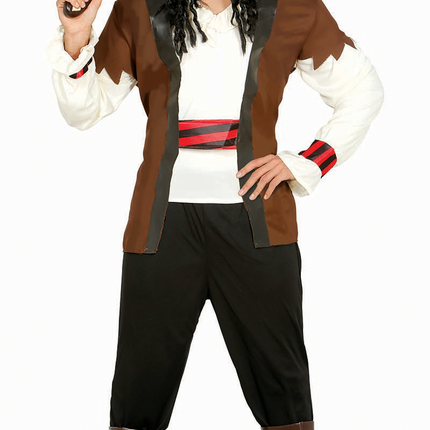 Piratenkostüm Männer Braun