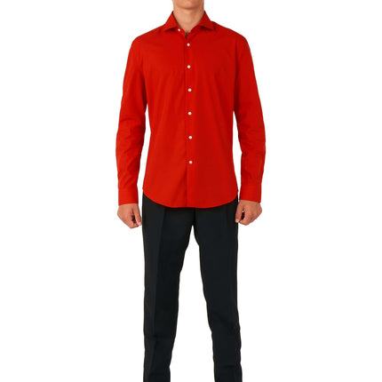Rotes Shirt Junge Teen <tc>OppoSuits</tc>