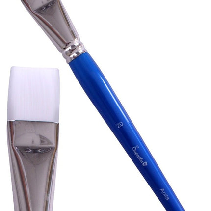 Blauer Schminkpinsel Flach Nr.20