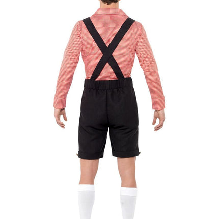 Lederhosen Set Rot