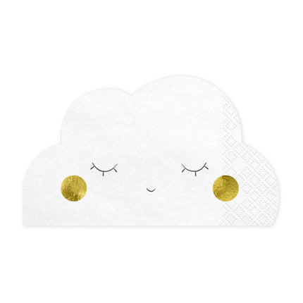 Servietten Wolke 16cm 20Stk
