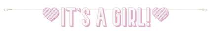 Geburtsbrief Garland It's A Girl 1.58m