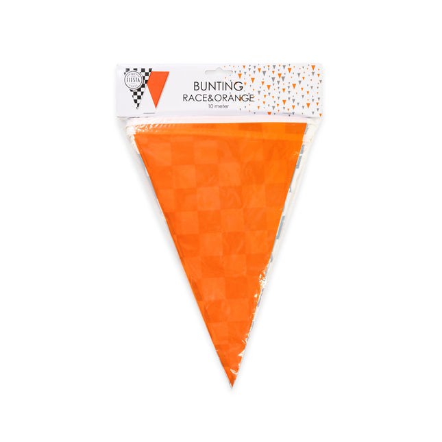Orange Formel 1 Girlande 10m