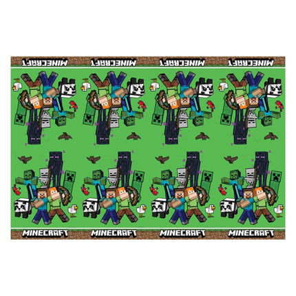 Minecraft Tischtuch Plastik 1,8m