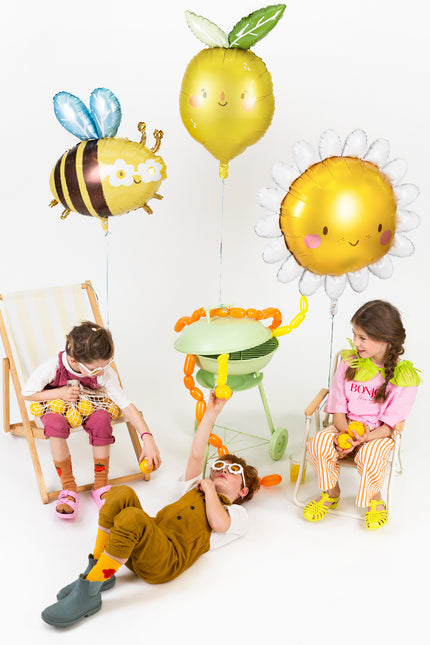 Helium Ballon Zitrone Leer 60cm