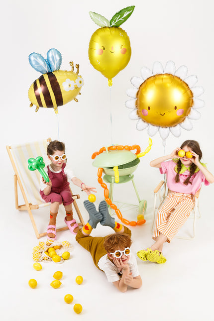 Helium Ballon Zitrone Leer 60cm