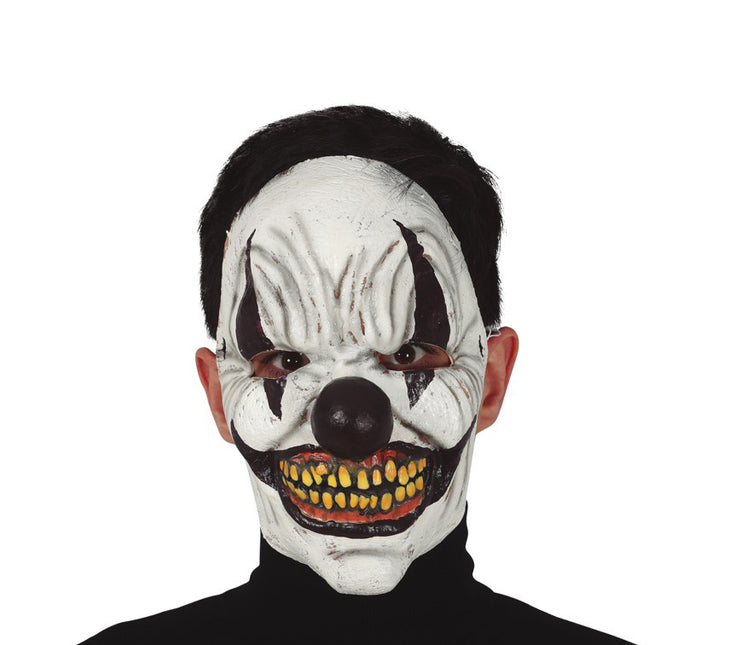 Halloween Clown Maske Schwarz