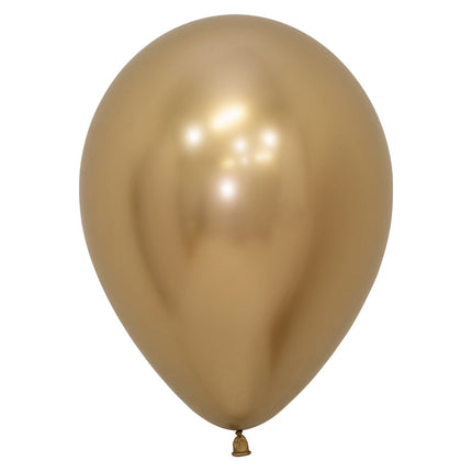 Ballons Reflex Gold 23cm 80 Stk.