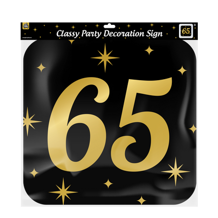 Türschild 65 Jahre 50cm