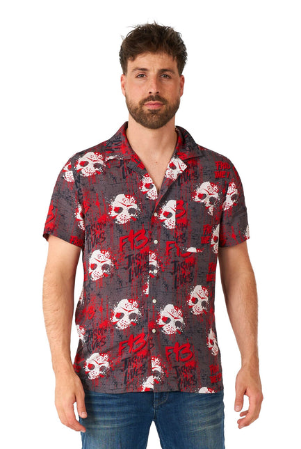Freitag der 13. Shirt Kurzarm Männer <tc>OppoSuits</tc>