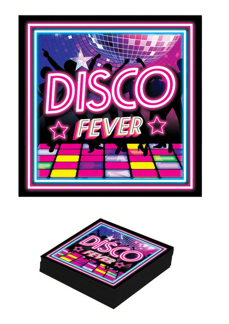 Disco 70S Servietten 33cm 12Stück