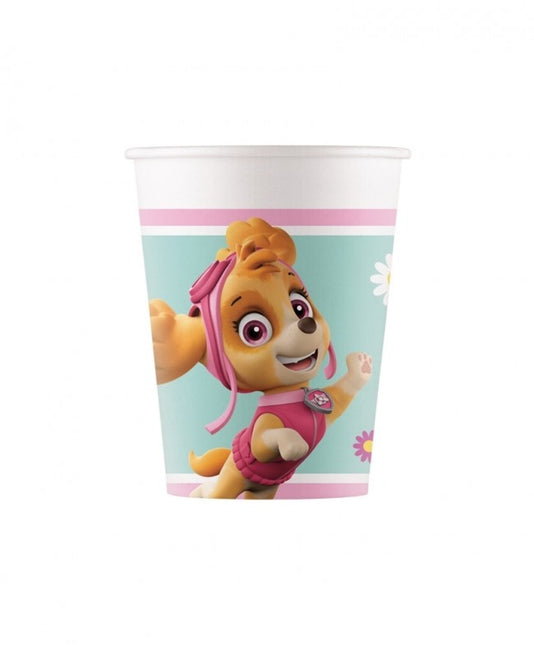 Paw Patrol Becher Pappe 200ml 8Stück
