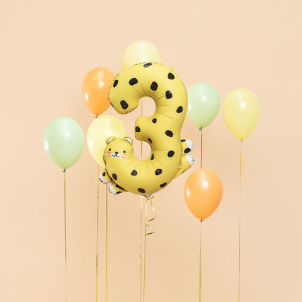 Heliumballon 3 Jahre Gepard Leer 75cm