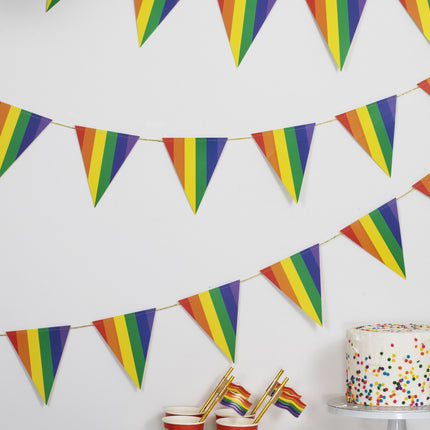 Regenbogen Girlande 5m