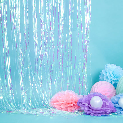 Pompon Hellblau 25cm