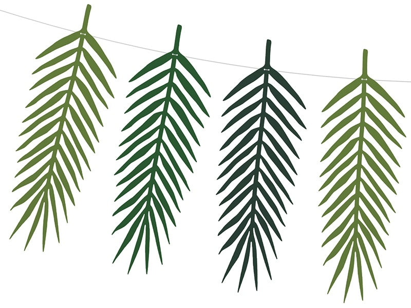 Hawaii Girlande Palmblatt 1,25cm