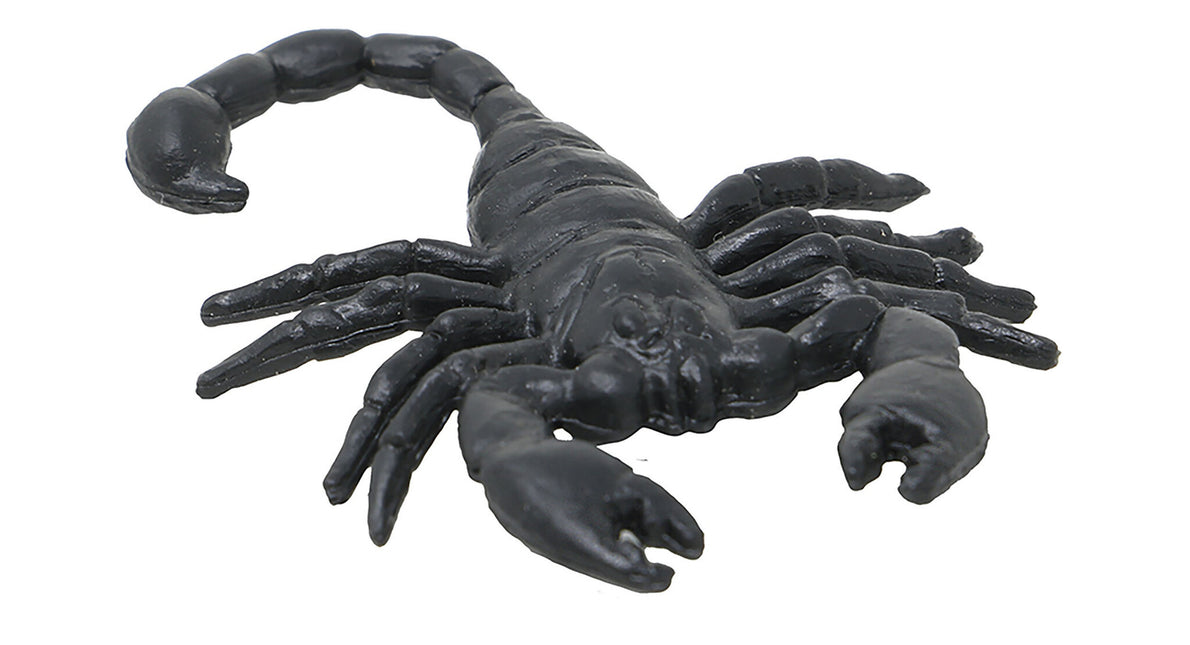 Schwarze Halloween Tischdekoration Quirle 6cm 7Stk.