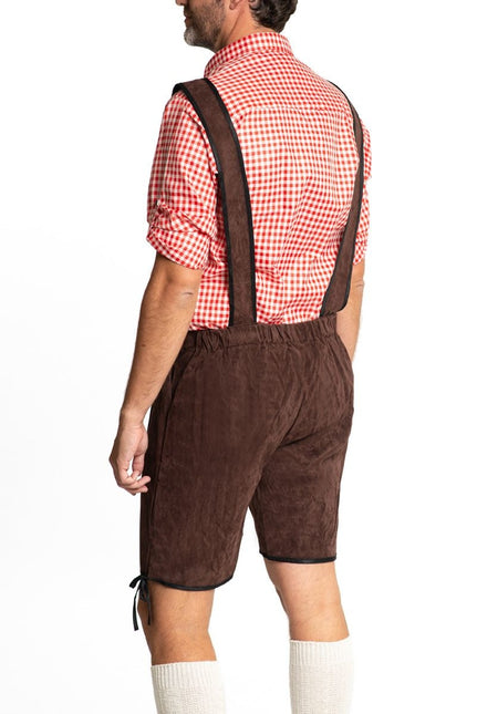 Lederhose Kurz Dunkelbraun