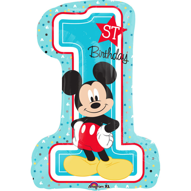 Mickey Mouse Helium Ballon 1 Jahr 71cm leer