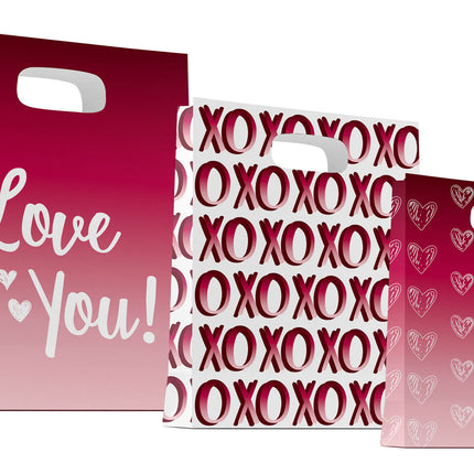 Geschenktüte Liebe 3tlg.