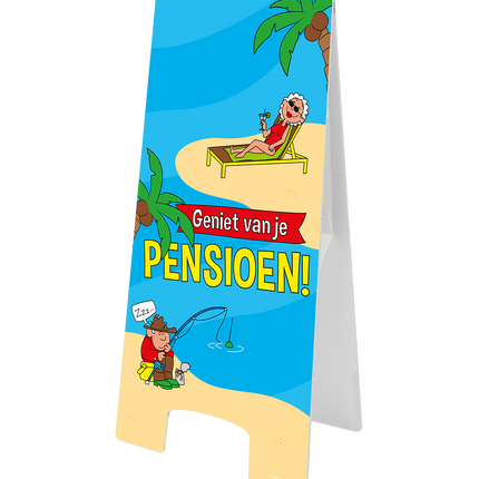 Warnschild Pension Cartoon 58cm